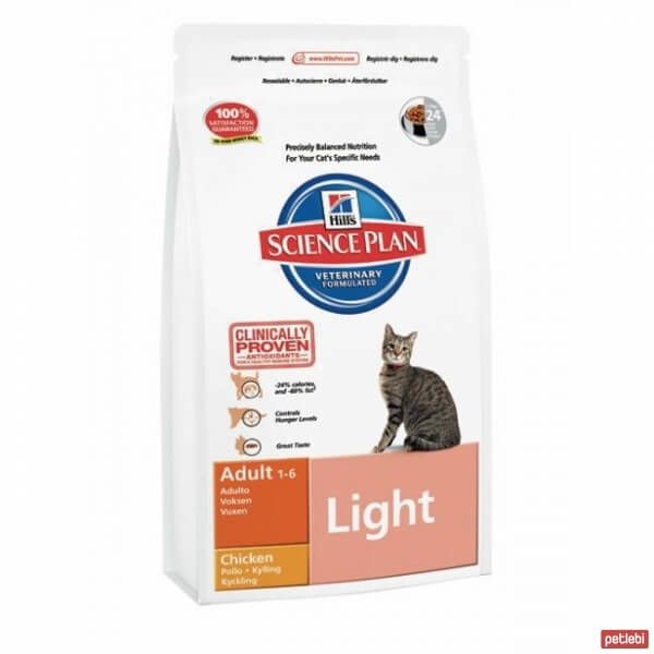 Hill�s Adult Light Tavuk Etli Diyet Yetişkin Kedi Maması 5kg Satın Al
