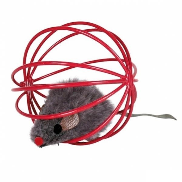 Trixie Top İçinde Peluş Fare Kedi Oyuncağı 6cm