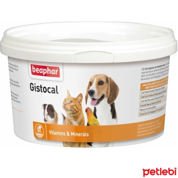 Beaphar Gistocal Kedi ve Köpekler için Konsantre Vitamin ve Mineral Tozu 250gr