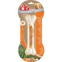 8in1 Delights Büyük Irk Köpekler İçin Tavuk Etli Sert Çiğneme Kemiği [L]