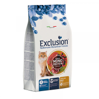 Exclusion Monoprotein Sığır Etli ve Narlı Düşük Tahıllı Kısırlaştırılmış Kedi Maması 1,5kg