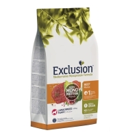 Exclusion Monoprotein Sığır Etli ve Narlı Düşük Tahıllı Büyük Irk Yavru Köpek Maması 12kg
