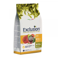 Exclusion Monoprotein Sığır Etli ve Narlı Düşük Tahıllı Orta Irk Yetişkin Köpek Maması 12kg