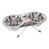 Flamingo Duo Dinner Köpekler İçin İkili Çelik Mama ve Su Kabı 2x800ml