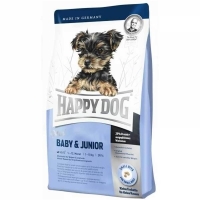 Happy Dog Mini Baby & Junior Tavuklu Küçük Irk Yavru Köpek Maması 4kg