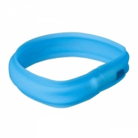Trixie Işıklı Köpek Tasması 70cm/3mm (Mavi) [L-XL]