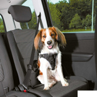 Trixie Köpek Emniyet Kemeri ve Göğüs Tasması 40-55cm/17mm (Siyah)