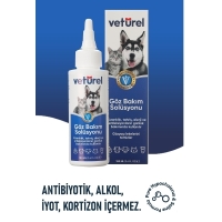 Veturel Kedi ve Köpekler için Göz Bakım Solüsyonu 100ml