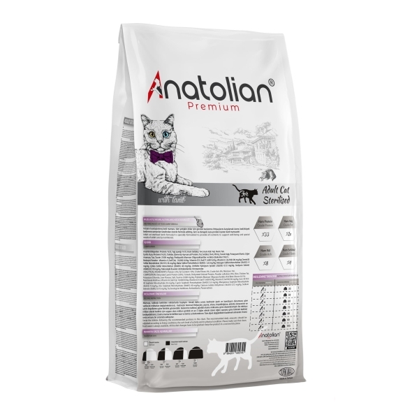 Anatolian Premium Kuzulu Kısırlaştırılmış Kedi Maması 2kg