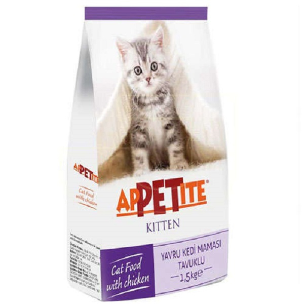 Appetite Tavuklu Yavru Kedi Mamasi 1 5kg Satin Al Petlebi