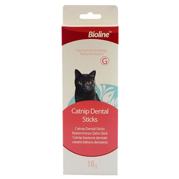 Bioline Tartar Önleyici Dental Kedi Ağız Bakım Çubukları (5 Parça