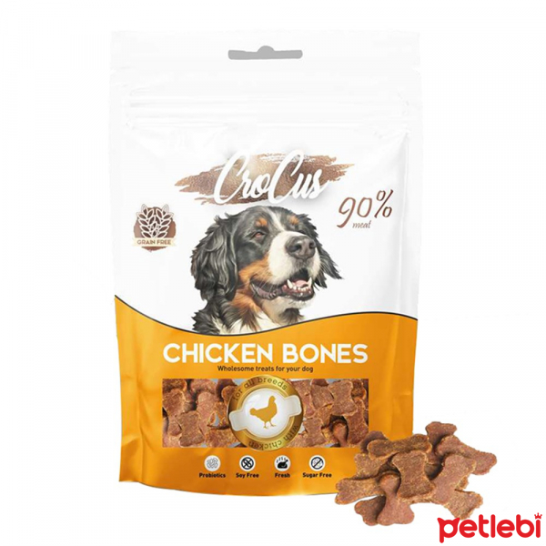 Crocus Bones Tavuklu Probiyotikli Sekersiz Tahilsiz Kopek Odulu 80gr Satin Al Petlebi