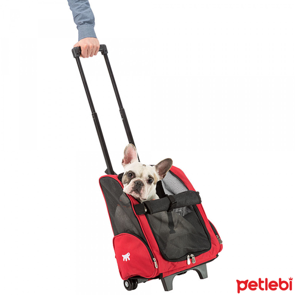 Ferplast Trolley Çekmeli Kedi ve Köpek Taşıma Çantası 44x37x60cm