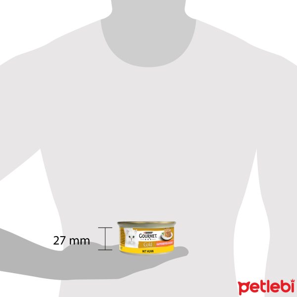 Gourmet Gold Kıyılmış Tavuklu Yetişkin Kedi Konservesi 85gr (6 Adet)