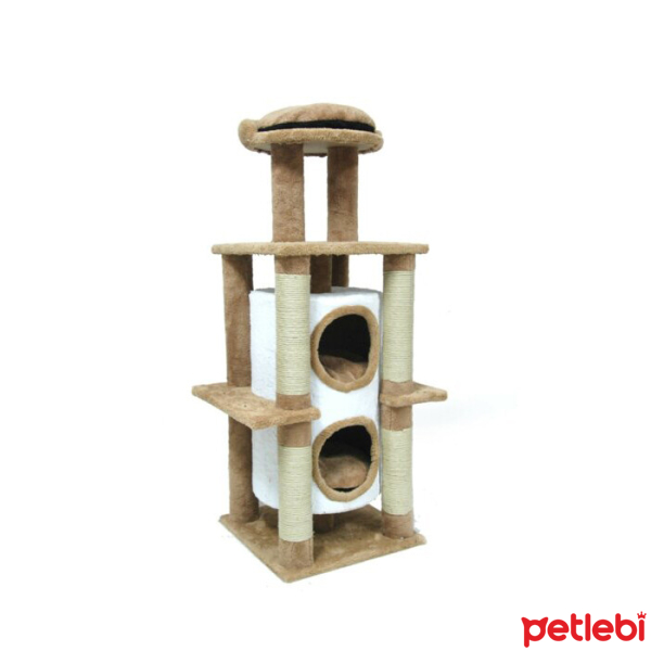 natura tower kedi tirmalama evi 88x50x152cm acik kahve satin al petlebi