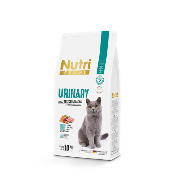 Nutri Feline Urinary Bobrek Sagligi Destekleyici Somonlu Dusuk Tahilli Yetiskin Kedi Mamasi 10kg Satin Al Petlebi