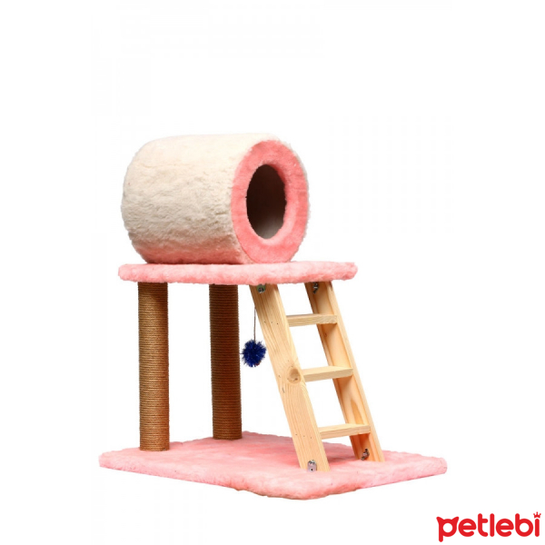 Pungar Peluş Merdivenli Tırmalama Kedi Evi 50x60x74cm Satın Al Petlebi