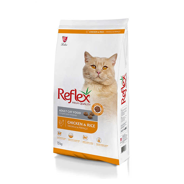 Reflex Tavuklu Ve Pirincli Yetiskin Kedi Mamasi 15kg Satin Al Petlebi Reflex Tavuklu Ve Pirincli Yetiskin Kedi Mamasi 15kg Satin Al Petlebi