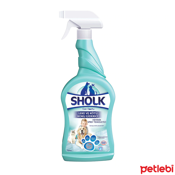 Sholk Hipoalerjenik Leke Ve Kotu Koku Giderici Hijyenik Sprey Temizleyici 750ml Satin Al Petlebi