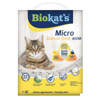 Biokat's Bahar Kokulu Micro Bianco Fresh Extra Topaklanan Aktif Karbonlu Bentonit Kedi Kumu 6lt