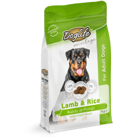 Doglife Kuzulu ve Pirinçli Yetişkin Köpek Maması 1kg