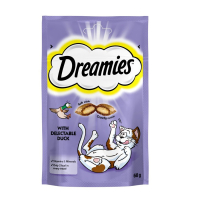 Dreamies İç Dolgulu Ördekli Kedi Ödül Bisküvisi 60gr