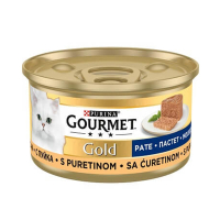 Gourmet Gold Kıyılmış Hindili Kedi Konservesi 85gr