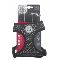 M-Pets Letsgo Kedi Göğüs Tasması Seti 30-42cm