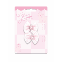 M-Pets Glam Fiyonklu Kedi ve Köpekler için Aksesuar Toka (Pembe)