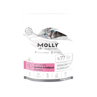 Molly Mother&Babycat Tavuklu Düşük Tahıllı Tester Yavru Kedi Maması 100gr