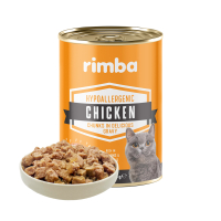 Rimba Sos İçinde Parçalı Tavuklu Kedi Konservesi 400gr