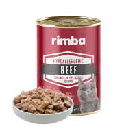 Rimba Sos İçinde Parçalı Sığırlı Kedi Konservesi 400gr